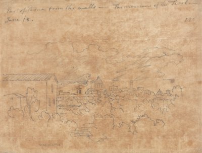 Część Padwy z Murów autorstwa John Robert Cozens