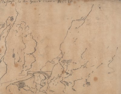 Przejście do Grand Chartreuse autorstwa John Robert Cozens