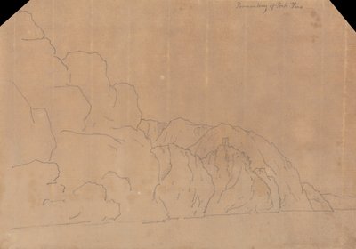 Przylądek Porto Fino autorstwa John Robert Cozens
