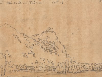 Saint Michele, Piemont, 18 października autorstwa John Robert Cozens