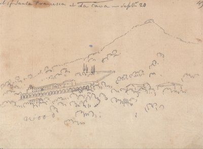 Santa Francesca w La Cava, 20 września autorstwa John Robert Cozens