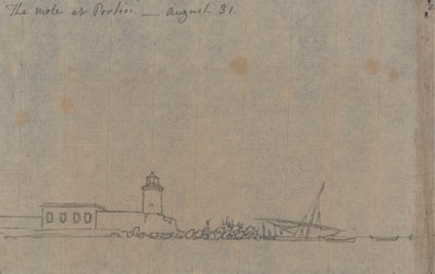 Kret w Portici, 31 sierpnia autorstwa John Robert Cozens