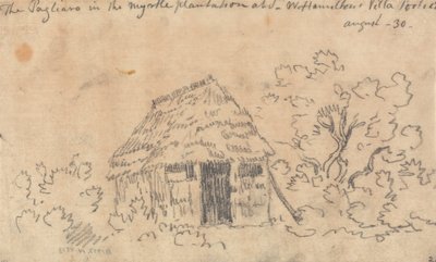 Pagliaro w Myrtle Plantation w willi Sir Williama Hamiltona w Portici autorstwa John Robert Cozens