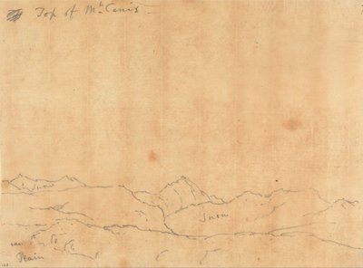 Szczyt Mt. Cenis autorstwa John Robert Cozens