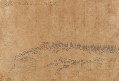 Villa Mellini, 1 lipca autorstwa John Robert Cozens