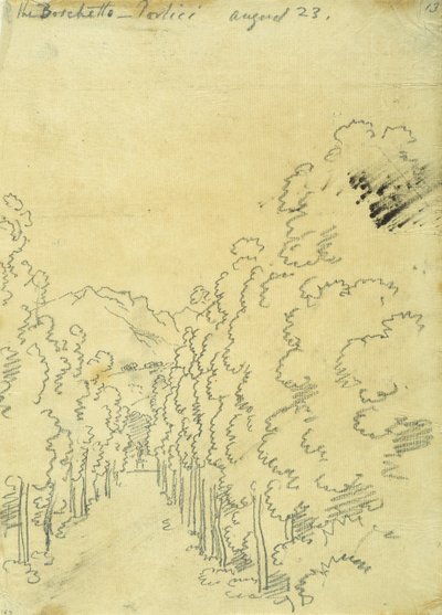 Woodland, z albumu kalek autorstwa John Robert Cozens