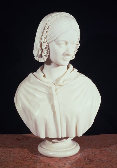 Popiersie Florence Nightingale (1820-1910) autorstwa John Robert Steell