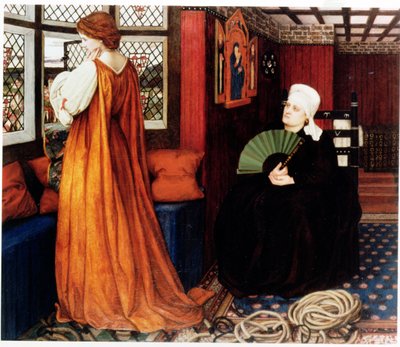 Julia i jej pielęgniarka autorstwa John Roddam Spencer Stanhope