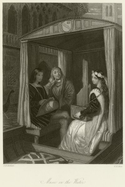 Muzyka na wodzie autorstwa John Rogers Herbert