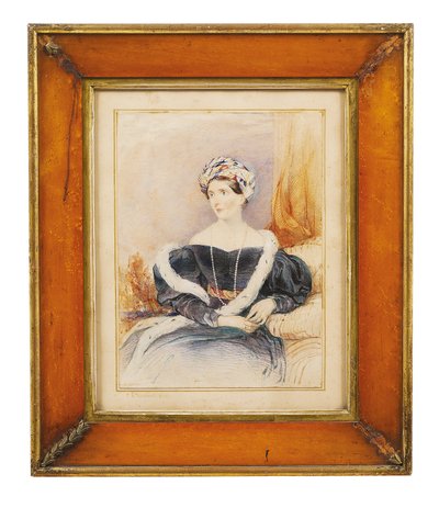 Portret lady Priscilli Wellesley-Pole, hrabiny Westmorland, 1835 autorstwa John Rogers Herbert