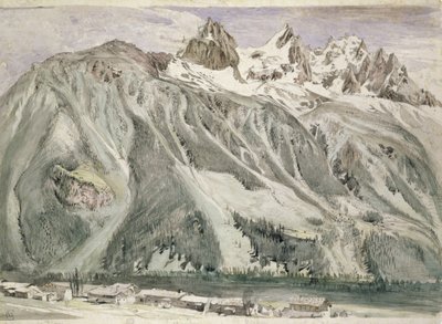 Igły Chamonix, 1849 autorstwa John Ruskin