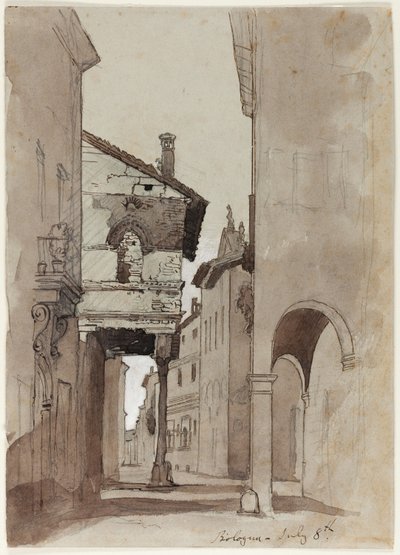 Ulica w Bolonii autorstwa John Ruskin