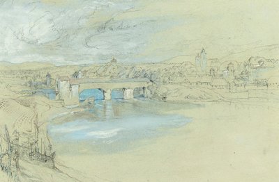 Most Rheinfelden, Szwajcaria autorstwa John Ruskin