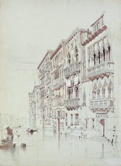 Palazzo Contarini-Fasan, Wenecja, 6 - 16 maja 1841 r. autorstwa John Ruskin