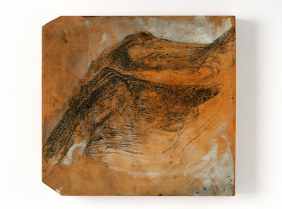 Staubbach, Szwajcaria (pióro i tusz oraz akwarela na drewnie) autorstwa John Ruskin
