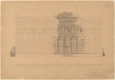 Ciekawe romańskie leczenie, San Giovanni, Pistoia autorstwa John Russell Pope