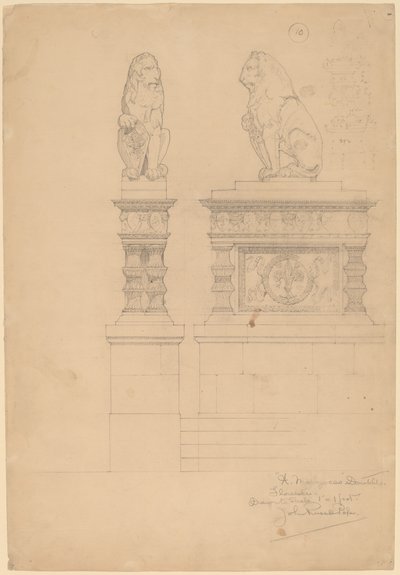 Il Marzocco, Donatello autorstwa John Russell Pope