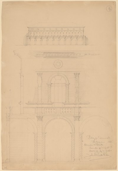Ratusz, Bolonia autorstwa John Russell Pope