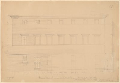 Palazzo Pollini, Siena, Przypisywany Peruzzi autorstwa John Russell Pope