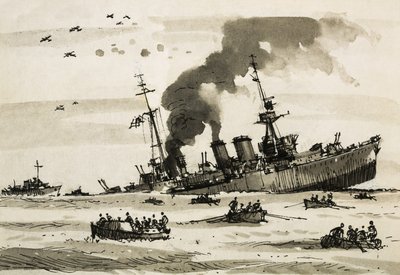 Po operacji maltańskiej w 1942 r. Cairo został zatopiony przez brytyjskie niszczyciele autorstwa John S. Smith