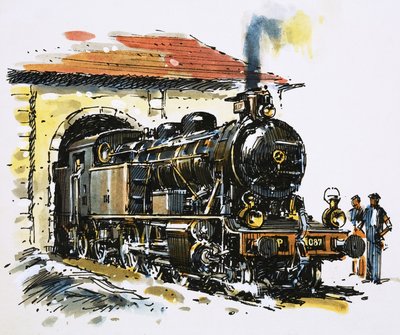 Świat prędkości i mocy: Skonstruowana przez firmę Honschel lokomotywa czołgowa 2-6-4 z 1929 r. autorstwa John S. Smith