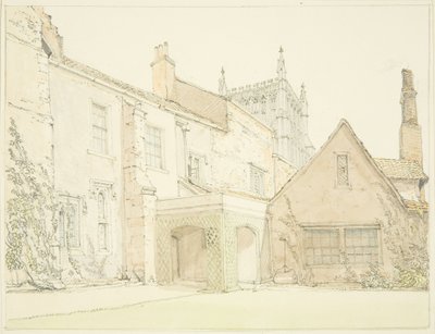 South Front Prebendal House w Lower College Green autorstwa John Sanders