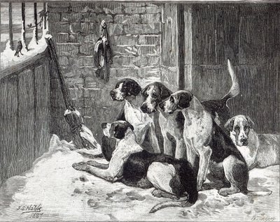 Kolęda wigilijna z „Godziny wypoczynku”, 1888 r. autorstwa John Sargent Noble