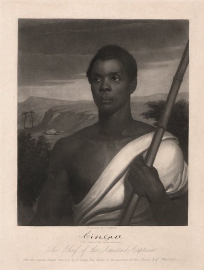 Cingue, szef jeńców Amistad autorstwa John Sartain