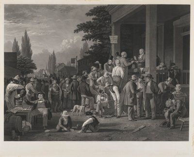 Wybory powiatowe autorstwa John Sartain