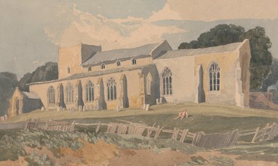 Kościół Blickling, Norfolk, od południowego wschodu autorstwa John Sell Cotman