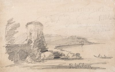 Most i wieża, według Richarda Wilsona autorstwa John Sell Cotman