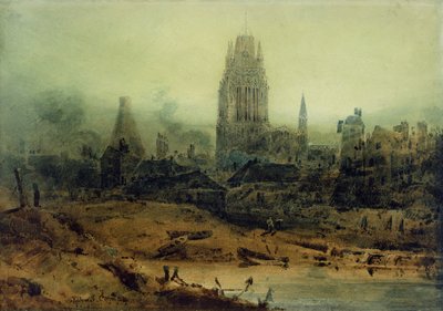 Bristol, 1801 (wc na papierze) autorstwa John Sell Cotman