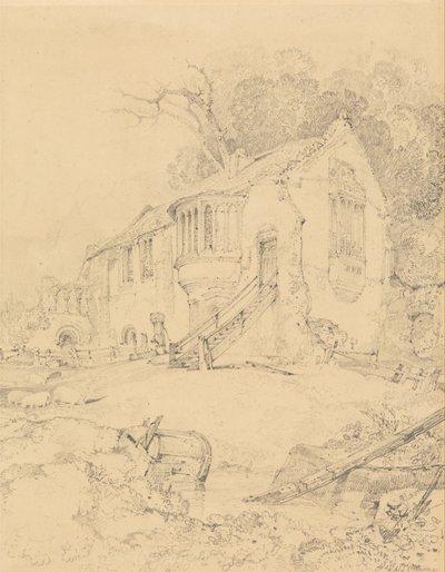 Castle Acre Priory, Norfolk autorstwa John Sell Cotman