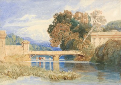 Chateau Navarre, niedaleko Evreux, Normandia autorstwa John Sell Cotman