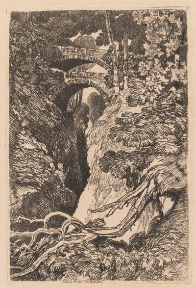 Diabelski Most, Cardiganshire autorstwa John Sell Cotman