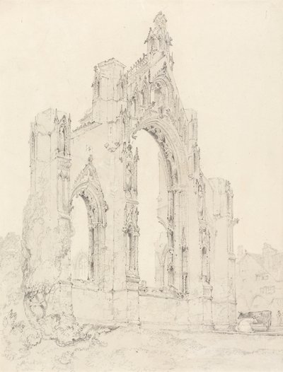 East End kościoła Howden, Yorkshire autorstwa John Sell Cotman