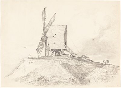 Młyn Oczu w Suffolk autorstwa John Sell Cotman