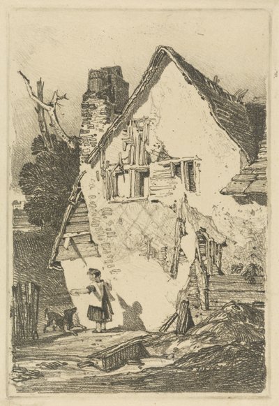 Lakenham, c.1808 (trawienie na miękkim podłożu) autorstwa John Sell Cotman