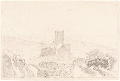 Krajobraz z Kościołem autorstwa John Sell Cotman