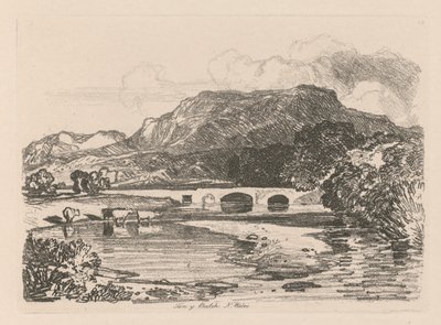 Księga Studiów: Płyta 14, Tan-y-Bwlch, Merionethshire, Północna Walia autorstwa John Sell Cotman