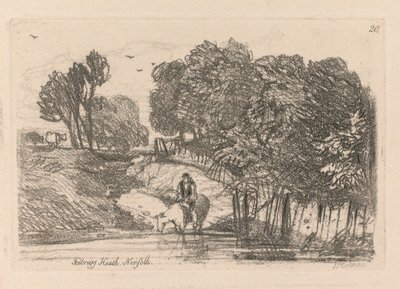 Liber Studiorum: Płyta 20, Felbrigg Heath, Norfolk, 1838 autorstwa John Sell Cotman