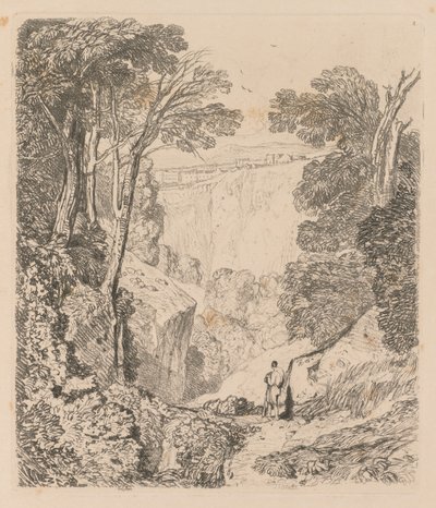 Liber Studiorum: Tablica 2, Widok Clifton, 1838 autorstwa John Sell Cotman
