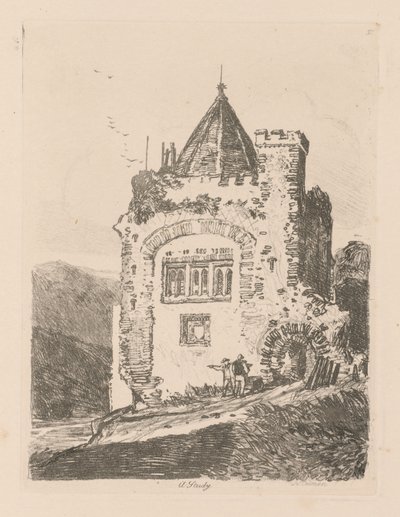 Księga Studiów: Tablica 37, Studium autorstwa John Sell Cotman