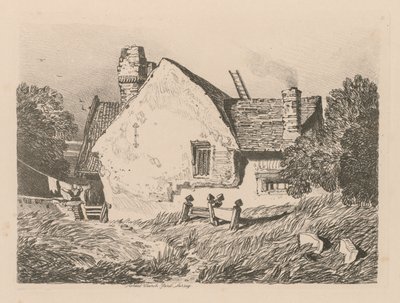 Liber Studiorum: Tablica 39, Widok na Ashdted, Surrey autorstwa John Sell Cotman