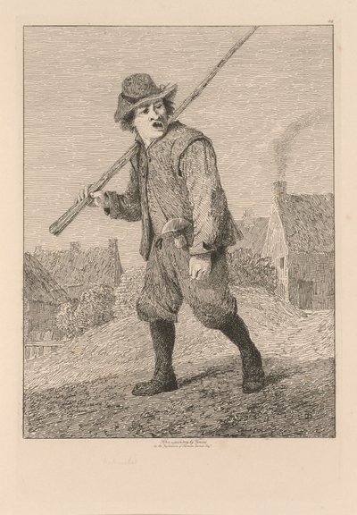 Liber Studiorum: Tablica 46, Szkic według Teniers autorstwa John Sell Cotman