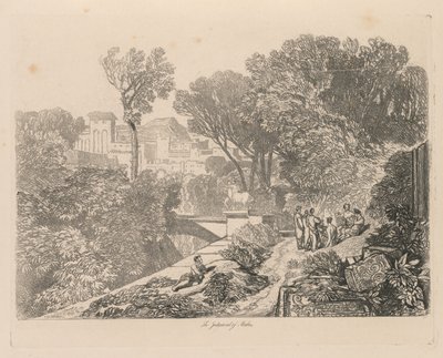Liber Studiorum: Tablica 6, Wyrok Midasa, 1838 autorstwa John Sell Cotman