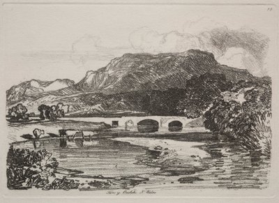 Księga Studiów: Tan y Beolch, Północna Walia, 1838 r. autorstwa John Sell Cotman