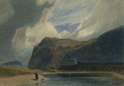 Scena górska w Walii, 1810 (papier toaletowy) autorstwa John Sell Cotman
