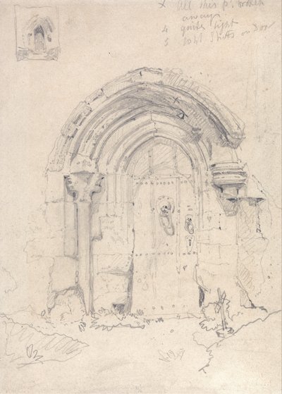 Ganek kościoła Stratton Saint Mary