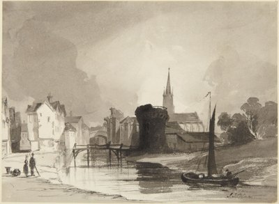 Scena nad rzeką autorstwa John Sell Cotman